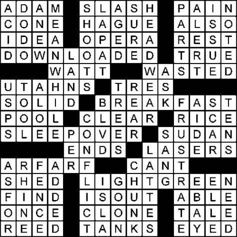 hooligans crossword clue